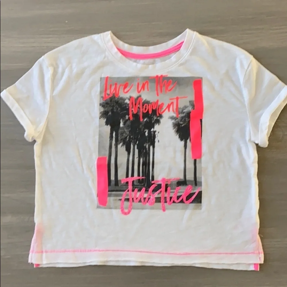 Justice Live in the Moment 🌴 T-shirt